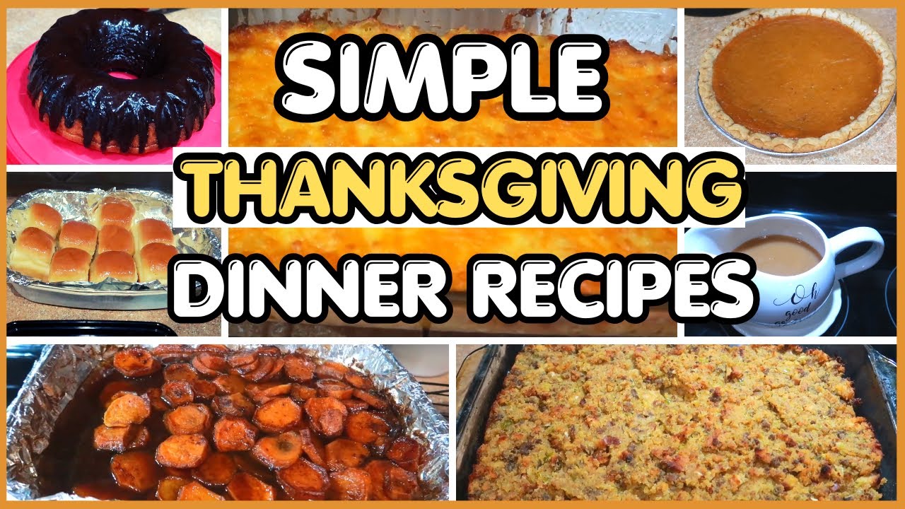 SOUTHERN STYLE THANKSGIVING DINNER MADE SIMPLE | COOK WITH ME - YouTube