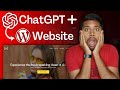 I asked ChatGPT to create a WordPress Website