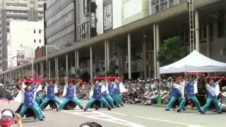 YOSAKOI 馬花道 （道）2014 しんまちふれあい広場. Bakado:dance team. song \