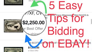 5 Tips for EBAY When Buying Stamps!