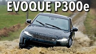 Range Rover Evoque P300e, dentelle et bottes en caoutchouc