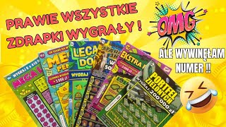 MEGA ZDRAPKI !😍 TAK SYPAŁY WYGRANE, ŻE SIĘ ZAKRĘCIŁAM 😂😄🥳💸 #zdrapki #wygrana #scratchcards #lottery