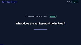 Java var Keyword Explained: Type Inference vs Dynamic Typing