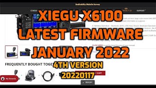 XIEGU X6100 - RADIODITTY 4th Firmware Version (20220117) Available USA