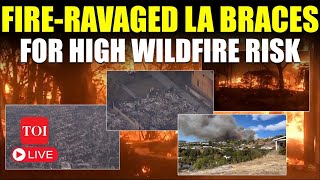 LA LIVE: New Drone Footage Of California; Big Wildfires Warning | Trump Says, 'Am Going Out There'