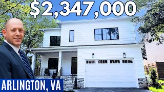 Arlington Virginia New Construction Home TOUR | VA Homes for Sale | Luxury Home Northern Virginia