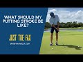 Brad Faxon: Putting stroke skill based drill