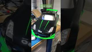 How to build a Monster RC drift body - Nissan 350z - Final steps