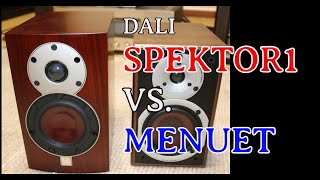 DALI　SPEKTOR1　MENUET　比較します【空気録音】