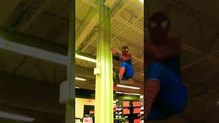 LOOK IT’S SPIDER-MAN!! 😳 (Most Insane STURDY CLIMBING)🎯 Best Spider-Man TikTok 🔥 #shorts #viral