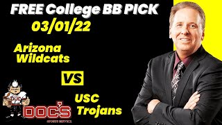 College Basketball Pick - Arizona vs USC Prediction, 3/1/2022 Best Bets, Odds & Betting Tips