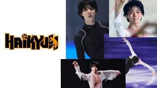 Haikyu !! reacts to M!Y/n as Yuzuru Hanyu - 2/3 - rockguts