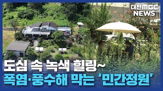 '열섬현상 완화' 민간정원 확대/대전MBC