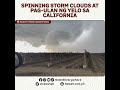 Storm clouds roll in to California in a prelude to 'atmospheric river' storm