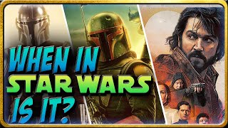 Where Do The Mandalorian, The Book of Boba Fett, and The Andor Series Fit in the Star Wars Timeline?