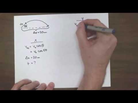 Example - Projectile on Flat Ground Example - Projectile on Flat Ground