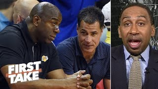 Magic Johnson is a novice, Rob Pelinka is ‘despised’ by people in the NBA - Step