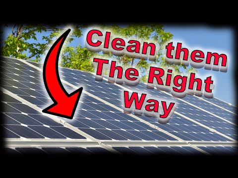 Can I clean solar panels with Windex?