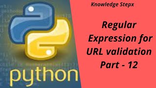 Python regular expression for url validation - Part 12