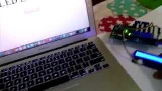 Intel Edison Web Controlled LED