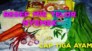 CARA MASAK MIE TELUR NYEMEK