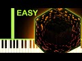 ARIA MATH | MINECRAFT - EASY Piano Tutorial