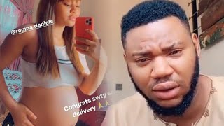 Regina Daniels Finally Pregnant Reveals Cute Baby Bump,Her Ex Boyfriend Soma Reacts \u0026 Cries Bitterly