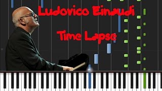 Ludovico Einaudi - Time Lapse [Piano Cover Tutorial] (♫)