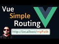 Vue Simple Routing