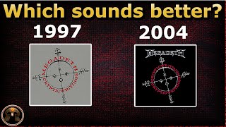 MEGADETH (original vs. remix) Cryptic Writings メガデスのクリプティック・ライティングス