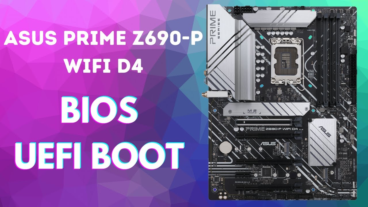 BIOS And UEFI USB Boot On Asus Prime Z690-P Wi-Fi D4 - YouTube