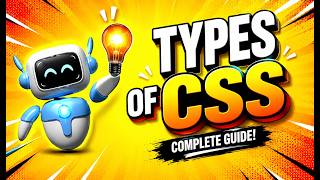 Types of CSS Explained | Inline, Internal & External CSS Tutorial