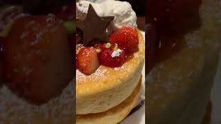 星乃珈琲店　キャナル  クリスマススフレパンケーキ(ダブル)