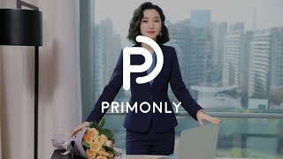 ชุดสูททำงานผู้หญิงปกป้านพร้อมกางเกง - PRIMONLY