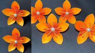 how to make a kusudama paper flower | origami flower | paper flower | DIY paper craft