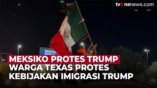 Ratusan Orang Protes Kebijakan Imigrasi Trump di Kota Perbatasan Texas | OneNews Update