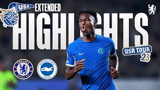 Chelsea 4-3 Brighton | Extended Highlights | Chelsea FC USA Tour 2023