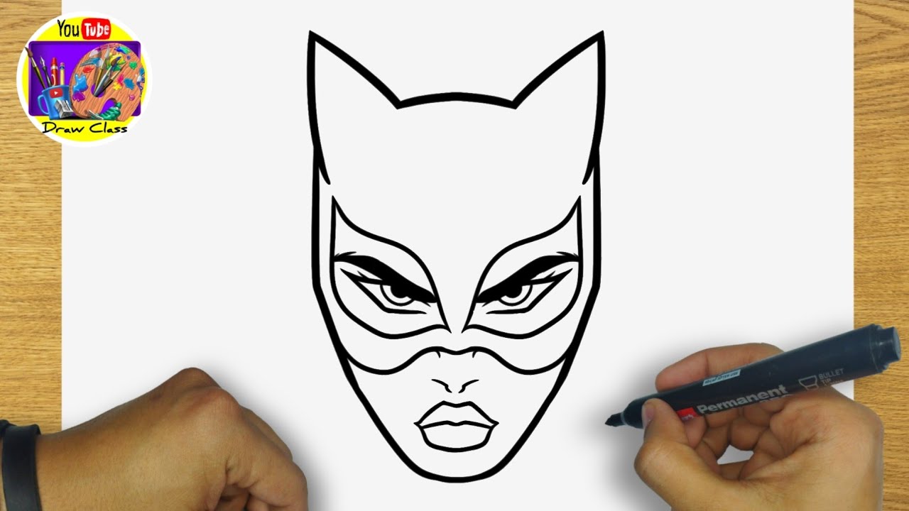 How To Draw Catwoman Youtube