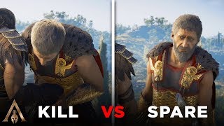 Kill vs Spare Nikolaos (ALL CHOICES) - Assassin's Creed Odyssey