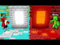 JJ and Mikey Found PARADASE vs HELL PORTAL in Minecraft Maizen!