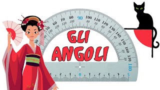 📐 GLI ANGOLI - Definizione, Tipologie e Misurazione con il Goniometro 🟥 (Geometria)