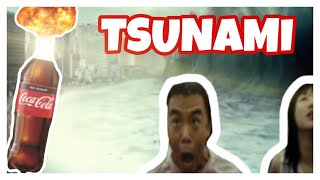 TSUNAMI, but it's ACCIDENTALLY Played by a Coca Cola Bottle