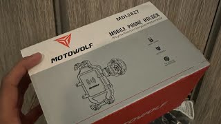 Motowolf MDL2827 Mobile Phone Holder + Action Camera mount Installation sa Aerox V2 2024 😎