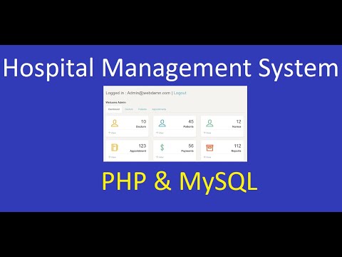 Hospital Management System With Php And Mysql Php Project Youtube