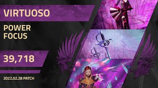 [Outdated] [CnD] Power Virtuoso (D/S - S/F) 39,718 / 40,398 DPS Benchmark | 2022/02/28 Patch