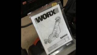 Worx WG719 Lawnmower blade sharpening and balancing tips