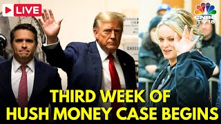 Donald Trump Trial LIVE: Third Week of Hush Money Case Begins | Stormy Daniels | USA Live | IN18L