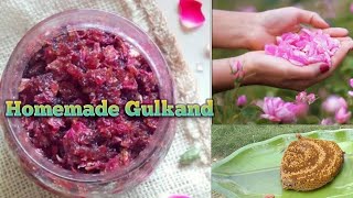 செலவே இல்லாமல் எளிமையாக குல்கந்து செய்வது எப்படி❓|Homemade gulkand |ரோஜா பூ குல்கந்து| Gulkand