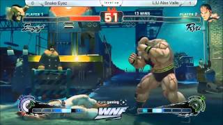 SSF4AE Snake Eyez vs LU Alex Valle - WNF 1.4