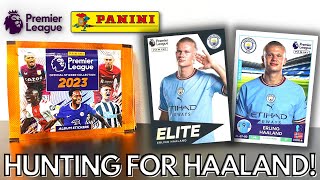 HUNTING FOR ERLING HAALAND! | PANINI PREMIER LEAGUE 2023 STICKER COLLECTION | 20 PACK OPENING!